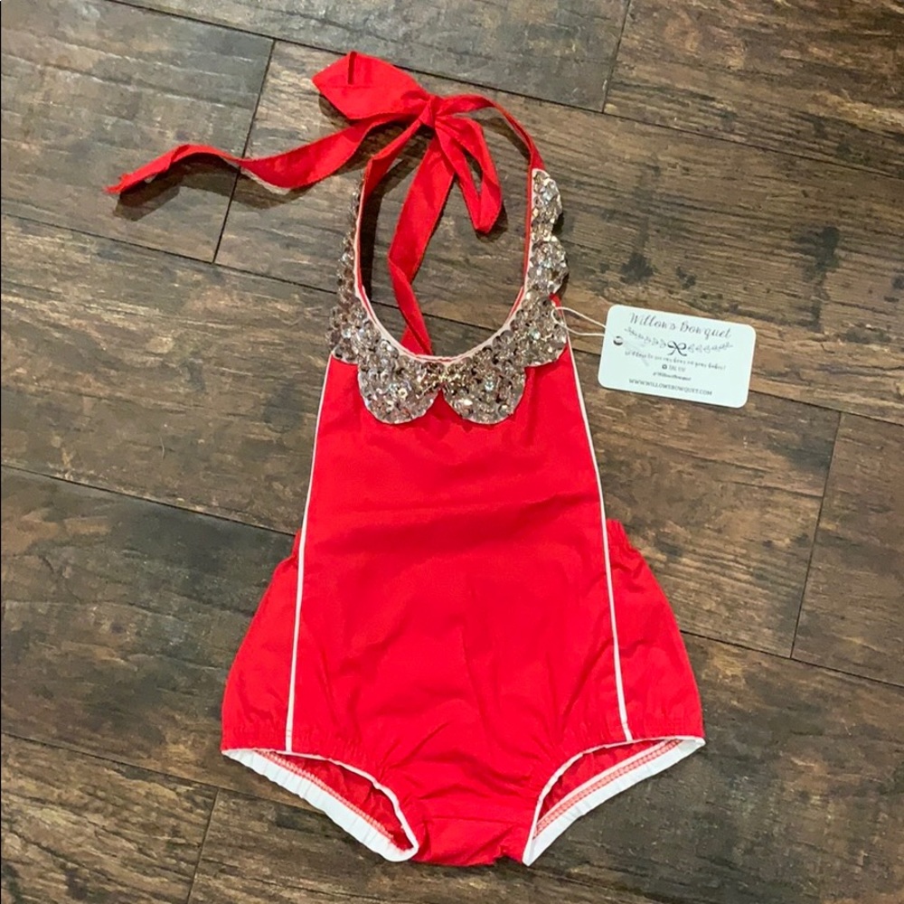 NWT Beautiful Baby Romper